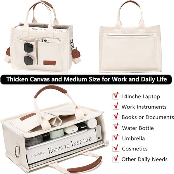 Canvas Tote Bag for Women,Women´s Bags Crossbody Bags...